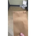 Choice 1/2 lb. Brown Kraft Customizable Paper Coffee Bag with Reclosable Tin Tie - 1,000/Case