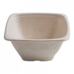 Fineline 42SBL Conserveware PETE Dome Lid for 16/24/32/40 oz. Square Bowls - 300/Case