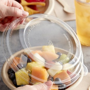 Tellus Products 12 oz. Round Dome Take-Out Lid - 1,000/Case