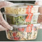 Choice 12 oz. Clear Recycled PET Tall Hinged Deli Container with Domed Lid - 50/Pack