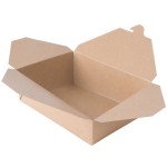 Fold-Pak 03BPEARTHM Bio-Plus-Earth Kraft Microwavable Paper #3 Take-Out Containers 7 3/4 Fold-Pak 03BPEARTHM Bio-Plus-Earth Kraft Microwavable Paper #3 Take-Out Containers 7 3/4