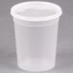 Pactiv/Newspring 32 oz. Translucent Round Deli Container Combo Pack - 240/Case Pactiv/Newspring 32 oz. Translucent Round Deli Container Combo Pack - 240/Case