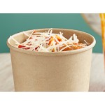 Choice 16 oz. Kraft Poly-Coated Paper Food Cup - 50/Pack Choice 16 oz. Kraft Poly-Coated Paper Food Cup - 50/Pack