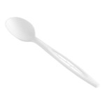 Stalk Market Heavy Weight White CPLA Spoon 6 1/2
