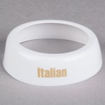 TableCraft CB4 Imprinted White Plastic 