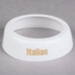 TableCraft CB4 Imprinted White Plastic 