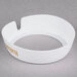 TableCraft CB4 Imprinted White Plastic 