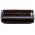 Tuxton GZL-750 TuxTrendz Kona 1.75 oz. Lava China Sauce Dish - 24/Case