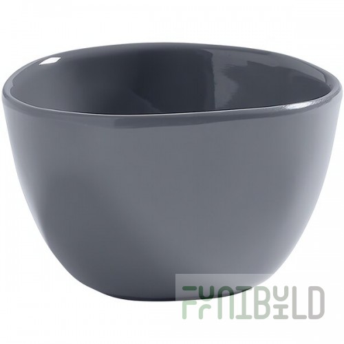 American Metalcraft Crave 4.5 oz. Smooth Storm Melamine Ramekin - 4/Case