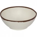 GET B-35-DVG Pottery Market 2.5 oz. Glazed Gray Melamine Ramekin with White Trim - 48/Case