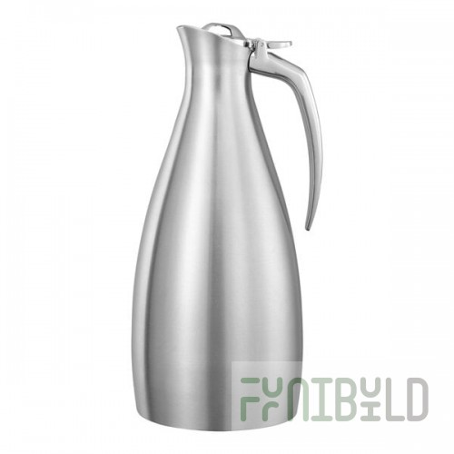 Service Ideas Altus 33.8 oz. Stainless Steel Insulated Coffee Carafe / Server ALTU10BS
