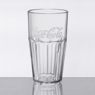 GET 9916-CC Bahama 16 oz. Clear Coca-Cola® SAN Plastic Tumbler - 72/Case