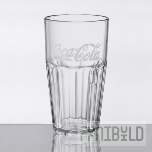GET 9916-CC Bahama 16 oz. Clear Coca-Cola® SAN Plastic Tumbler - 72/Case