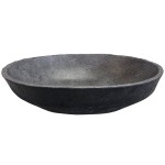 Elite Global Solutions M14123OV-CO Basalt 5.1 Qt. Oval Coal Melamine Serving Bowl