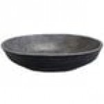 Elite Global Solutions M14123OV-CO Basalt 5.1 Qt. Oval Coal Melamine Serving Bowl