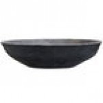 Elite Global Solutions M14123OV-CO Basalt 5.1 Qt. Oval Coal Melamine Serving Bowl