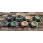 Elite Global Solutions DB51M-V Mojave Vintage California 10 oz. Vanilla Crackle Small Round Melamine Bowl - 6/Case