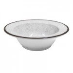 Elite Global Solutions DB51M-V Mojave Vintage California 10 oz. Vanilla Crackle Small Round Melamine Bowl - 6/Case