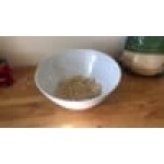 GET B-791-W San Michele 4 Qt. White Round Catering Bowl