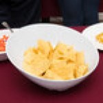 GET B-789 San Michele 1.1 Qt. White Slanted Melamine Bowl