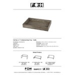 Smart Buffet Ware T-Collection by Front of the House 20 3/4
