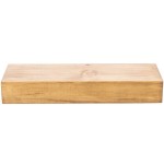 Cal-Mil 166-3-99 Madera Rustic Pine Rectangle Plate Riser - 20 1/2