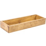 Cal-Mil 166-3-99 Madera Rustic Pine Rectangle Plate Riser - 20 1/2