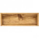 Cal-Mil 166-3-99 Madera Rustic Pine Rectangle Plate Riser - 20 1/2