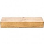 Cal-Mil 166-3-99 Madera Rustic Pine Rectangle Plate Riser - 20 1/2