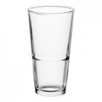 Libbey Restaurant Basics 16 oz. Customizable Rim Tempered Tall Mixing Glass / Pint Glass - 24/Case