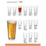 Libbey Restaurant Basics 16 oz. Customizable Rim Tempered Tall Mixing Glass / Pint Glass - 24/Case