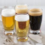Acopa 5 oz. Customizable Barbary Beer Tasting Glass - 4/Pack
