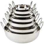 American Metalcraft BD45 16 oz. Stainless Steel Balti Dish - 5 1/8 American Metalcraft BD45 16 oz. Stainless Steel Balti Dish - 5 1/8