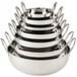 American Metalcraft BD45 16 oz. Stainless Steel Balti Dish - 5 1/8 American Metalcraft BD45 16 oz. Stainless Steel Balti Dish - 5 1/8