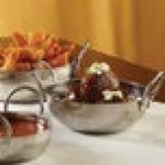 American Metalcraft BD45 16 oz. Stainless Steel Balti Dish - 5 1/8 American Metalcraft BD45 16 oz. Stainless Steel Balti Dish - 5 1/8