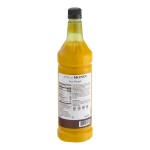 Monin Premium Yuzu Pineapple Flavoring Syrup 1 Liter - 4/Case