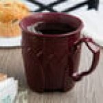 Dinex DX500061 Fenwick 8 oz. Cranberry Insulated Mug - 48/Case Dinex DX500061 Fenwick 8 oz. Cranberry Insulated Mug - 48/Case
