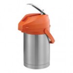 Service Ideas Color-Me-SVAC 2.2 Liter Brushed Stainless Steel Lined Airpot with Lever and Blue Top CTAL22BLU Service Ideas Color-Me-SVAC 2.2 Liter Brushed Stainless Steel Lined Airpot with Lever and Blue Top CTAL22BLU