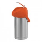 Service Ideas Color-Me-SVAC 2.2 Liter Brushed Stainless Steel Lined Airpot with Lever and Blue Top CTAL22BLU Service Ideas Color-Me-SVAC 2.2 Liter Brushed Stainless Steel Lined Airpot with Lever and Blue Top CTAL22BLU