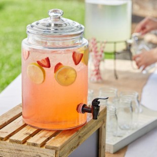 Acopa 1.75 Gallon Glass Beverage Dispenser Acopa 1.75 Gallon Glass Beverage Dispenser