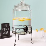 Acopa 1.75 Gallon Glass Beverage Dispenser Acopa 1.75 Gallon Glass Beverage Dispenser