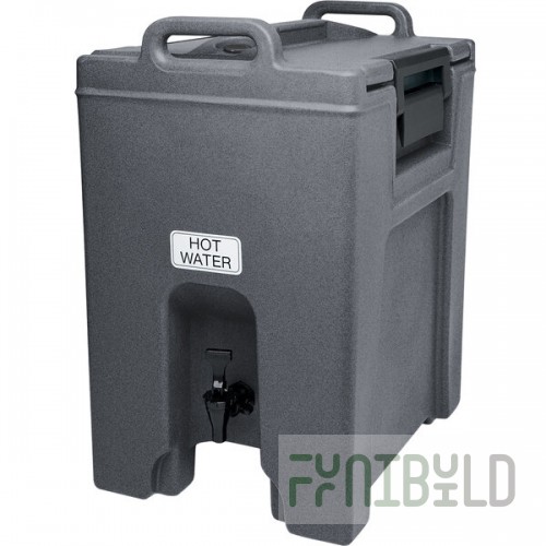 Cambro UC1000191 Ultra Camtainer® 10.5 Gallon Granite Gray Insulated Beverage Dispenser