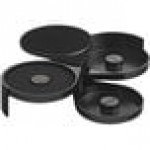 Choice Glass Rimmer / Margarita Salter with 3 Compartments - 3/Case