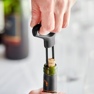 Franmara Jubilee Black Two-Prong Customizable Cork Extractor 2124-01