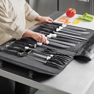 Choice 18 Piece Knife Set with White Handles Choice 18 Piece Knife Set with White Handles