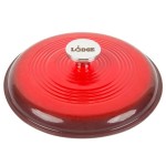 Lodge EC3D43 3 Qt. Island Spice Red Enameled Cast Iron Dutch Oven