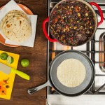 Lodge EC3D43 3 Qt. Island Spice Red Enameled Cast Iron Dutch Oven