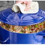 Valor 9.5 Qt. Galaxy Blue Enameled Cast Iron Dutch Oven Valor 9.5 Qt. Galaxy Blue Enameled Cast Iron Dutch Oven