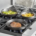 Valor 3-Piece Pre-Seasoned Cast Iron Skillet Set - Includes 8 Valor 3-Piece Pre-Seasoned Cast Iron Skillet Set - Includes 8