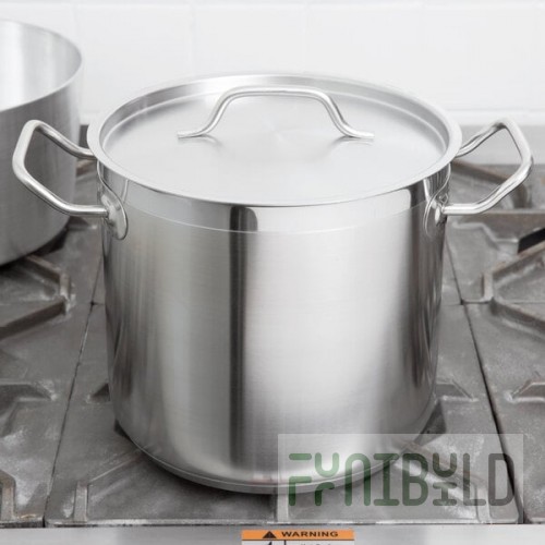 Vollrath 3501 Optio 8 Qt. Stainless Steel Stock Pot with Cover